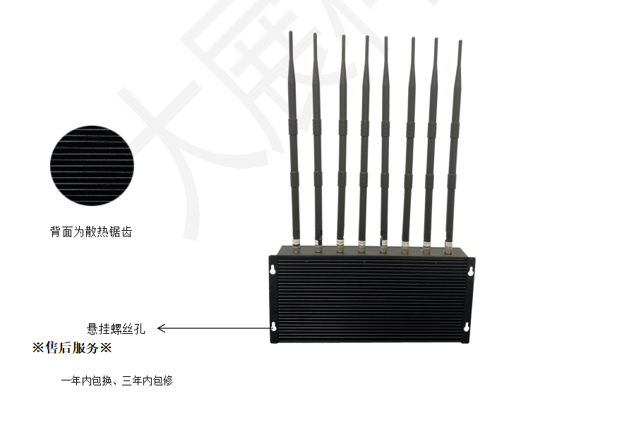 超強屏蔽器背面
